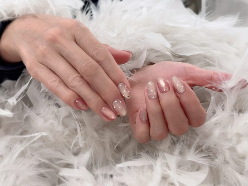 ハートのドットをエレガントに