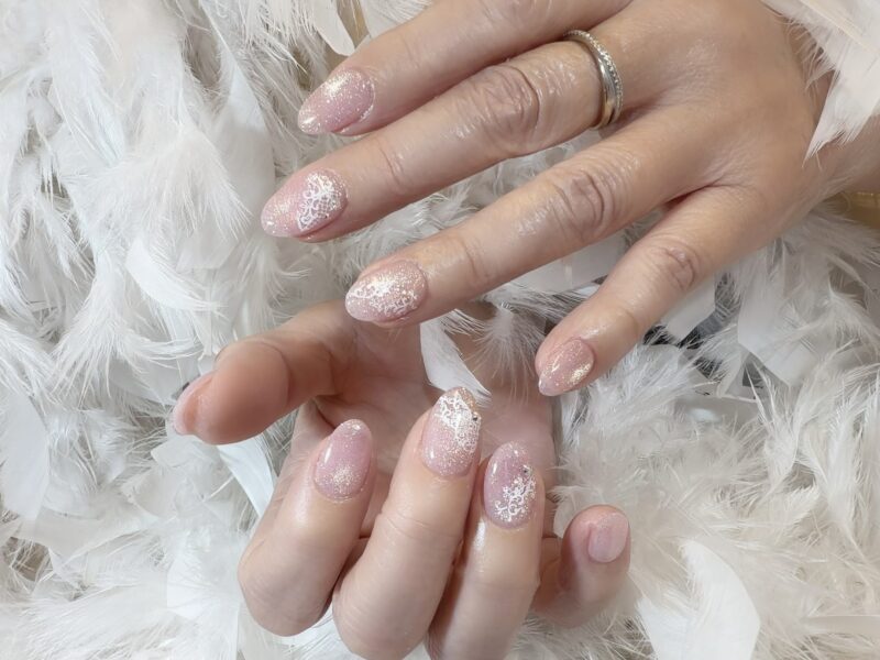 春のパステルピンク